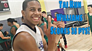 14 Years Old Tai-Run Williams Plays Varsity & Dominates with 35pts!