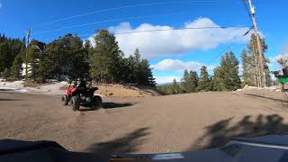 Polaris Ace 150 stepping out the rear end