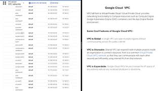 Introduction to Google Cloud VPC