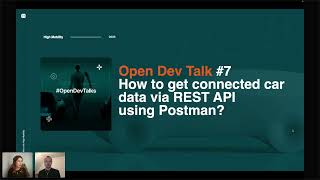 How to get connected car data via REST API using Postman?