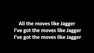 Maroon 5 Ft. Christina Aguilera - Moves Like Jagger (Lyrics)