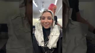 Socking Hair Transformation into Trendy Color !!!