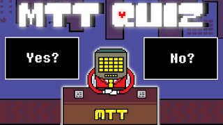 MTT Undertale Quiz