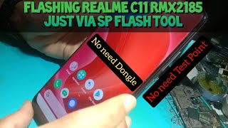 Flashing Realme C11 RMX2185 Via SP Flash Tool | No Need Test Point @mobilecareid