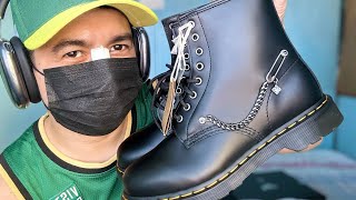 1460 SWAROVSKI LEATHER LACE UP BOOTS Dr. Marten’s Unboxing !