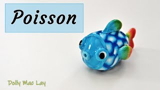 Pâte polymère Décotime Action / Série 1 / Tutoriel 8 : Poisson bleu