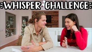 WHISPER CHALLENGE CHRISTMAS EDITION | VLOGMAS