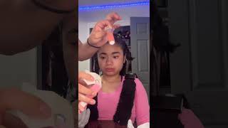 Autistic nonverbal teen skincare and makeup