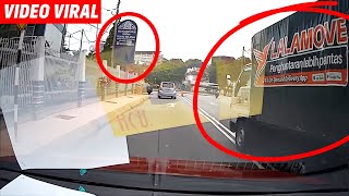 VIDEO Abg lori tibai kereta depan balai