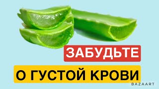 ПЬЮ и ОЖИВАЮ. ОЧИЩАЕТ от ТОКСИНОВ и УКРЕПЛЯЕТ…Алоэ вера. Как разжижать кровь