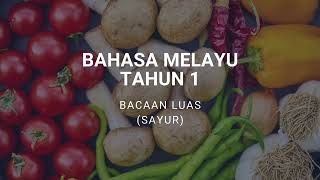 Bahasa Melayu tahun 1 bacaan luas sayur buku teks muka surat 58