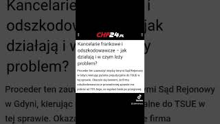 Frankowicze naciągani przez kancelarie frankowe i odszkodowawcze? Rząd już rozpoczął prace...