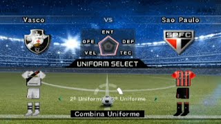 CAMPEONATO BRASILEIRO SÉRIE A - RODADA #18 VASCO X SÃO PAULO - BOMBA PATCH 2024 - GAMEPLAY PS2.