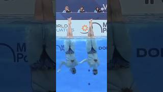 Watch The 2024 Olympics Bronze Medalists Brouwer Sisters  #synchronizedswimmer #BrouwerSisters