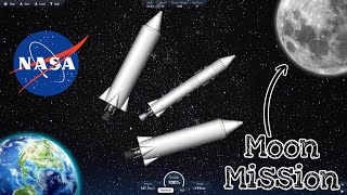 GOING TO THE MOON WITH MY OWN ROCKET🚀| SPACEFLIGHT SIMULATOR [#1]