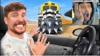 Stop This Train, Win a Lamborghini - Mr. Beast Reaction