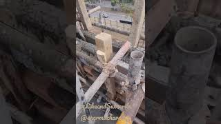 Concrete Pouring of Parapet wall #vibration #civilengineering #construction #concrete