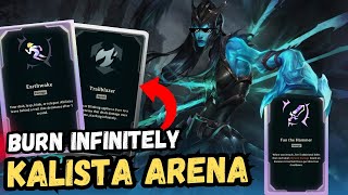 Kalista’s Dash leave enemies BURNING and Detonates with Trailblazer Earthwake Arena 2v2v2v2