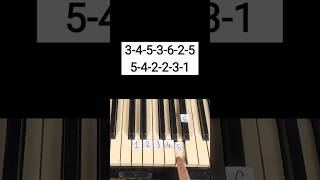 HOW TO PLAY NARUTO ON THE PIANO!? | PIANO BY NUMBERS #shorts