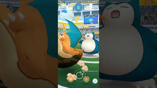 Attacking Snorlax and Dragonite!