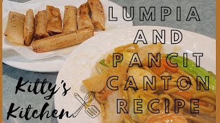 AUSSIE TRIES THE BEST FILIPINO LUMPIA & PANCIT CANTON |  Pinoy Food Recipes by Ms.Kittykits Kitchen