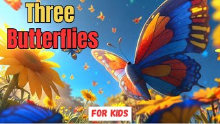 Three Butterflies | Animals Story In English | Kids Stories