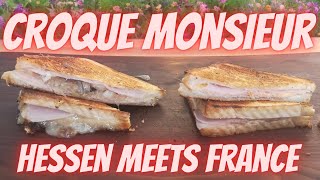 Croque Monsieur - DerSebastian BBQ Oberhessen 099 #food #bbq #grillen #recipe #feuerplatte