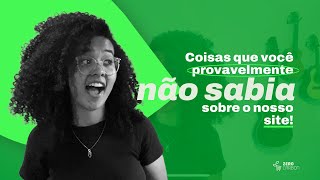 COISAS que você PROVAVELMENTE NÃO SABIA sabia sobre o SITE da ZEROCARBON!