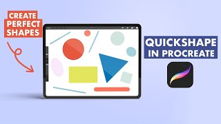 QuickShape in Procreate | Create Perfect Shapes And Lines | Procreate Tutorial⭐️