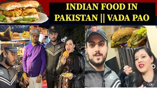 Indian Food In Pakistan | Vada Pao | Ribaha & Burhan || Vlog #3