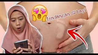 MASYALLAH! Bayi Menggeliat Aktif Lincah Sekali di Perut Ibunya (BIKIN NGILU)