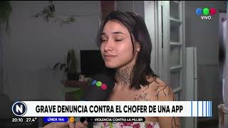 Grave denuncia contra el chófer de una APP | Telefe Rosario