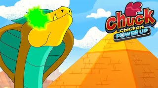 Chuck Chicken Power Up Special Edition 🐔Pyramids, Sea Lords and Beach Fight | Chuck Chicken Cartoons