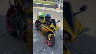 Золотая Yamaha R1 Дорога в Киев #shorts #motorcycle #diablo