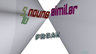 freak - 5 nouns which mean freak (sentence examples)