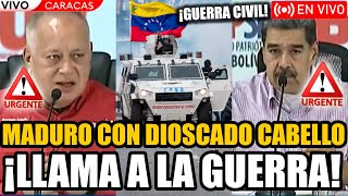 🔴URGENTE HABLA MADURO CON DIOSDADO CABELLO Y LLAMA A LA GUERRA CIVIL EN VENEZUELA🔥 | FRAN FIJAP