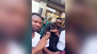 shatta wale and medikal visit kwame nkrumah circle  today