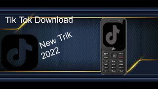 KaiOS new trik#download tiktok in Kaios#live prof