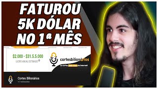 Um bate papo com o dono do canal CORTES BILIONÁRIOS