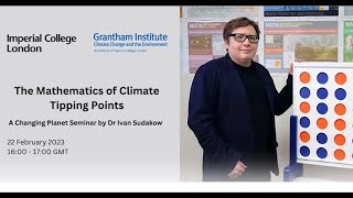 A Changing Planet Seminar: The Mathematics of Climate Tipping Points