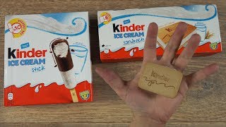 kinder Ice Cream Sticks & Sandwich [Ferrero & Langnese]