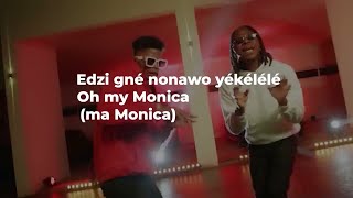 Santrinos Raphael ft Stonebwoy - Monica ( Official Lyrics video )