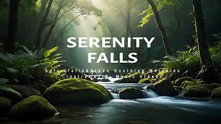 [ Music Video ] Serenity Falls | Soft Violin & Piano Soothing Melodies Instrumental Music