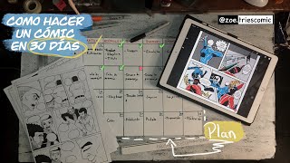 Como hacer un CÓMIC en solo 30 DIAS - TUTORIAL COMPLETO #comics