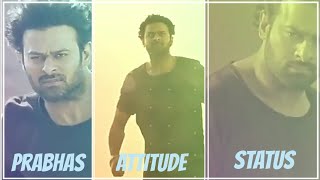 Prabhas Mass 🔥 Attitude WhatsApp Status |  Saaho Movie Action Dialogs 🔥💓👌Prabhas 👌 💓🔥