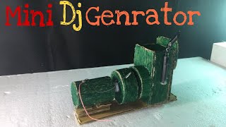 how to make mini dj genrator with cardbord