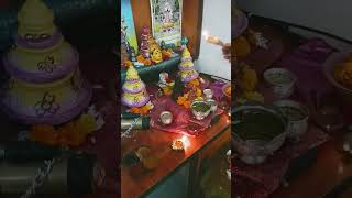 Dhonthulla pooja in our home, Telangana lo deepawali ki Ila dhonthulu pedutharu