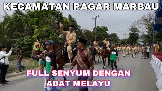 Memakai full adat melayu!!! Peserta pawai mtq 56 kabupaten deli serdang dari pgar marbau