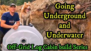 Water, Wood & Septic | Contest winner announced | Pizza Oven Bake | Off-Grid Log Cabin Build 🏡🌳🪵