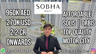 Sobha| Affordable Investment| Luxury| Best Quality| Motor City Dubai| Arsenal Branded Gym| Book now!